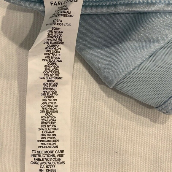 Fabletics Brinley Sports Bra Womens Medium - Picture 3 of 5